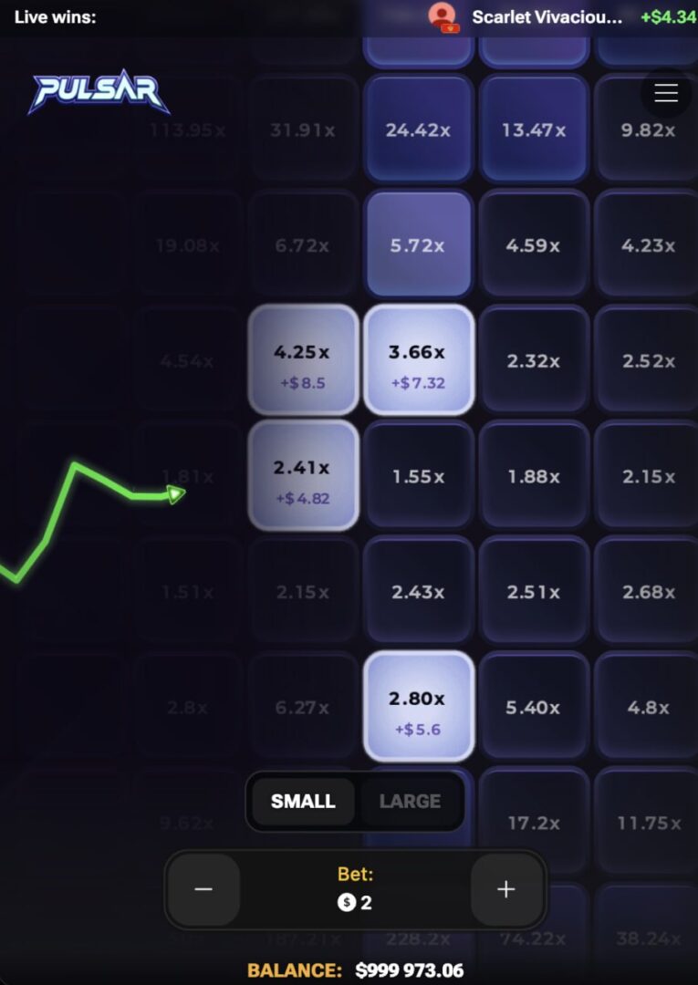 Pulsar app sign up bonus free موبائل پر تین شرط والے خانے اور ان کی ممکنہ جیت